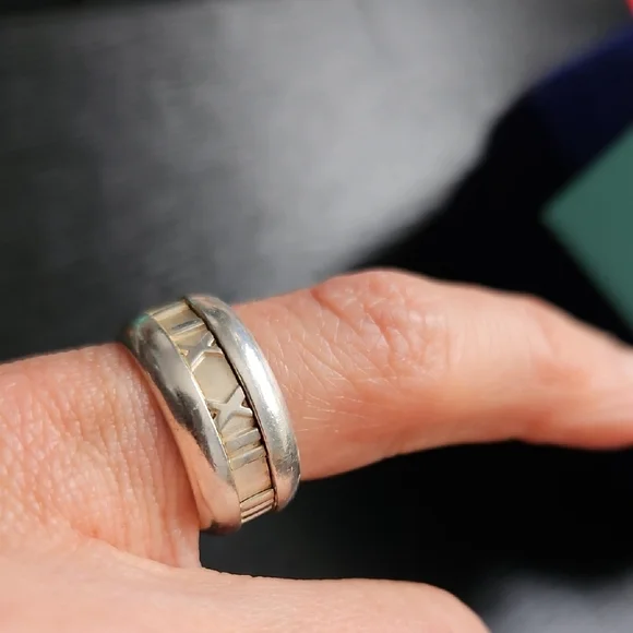 Tiffany & Co. Sterling Atlas Ring - Picture 8 of 11